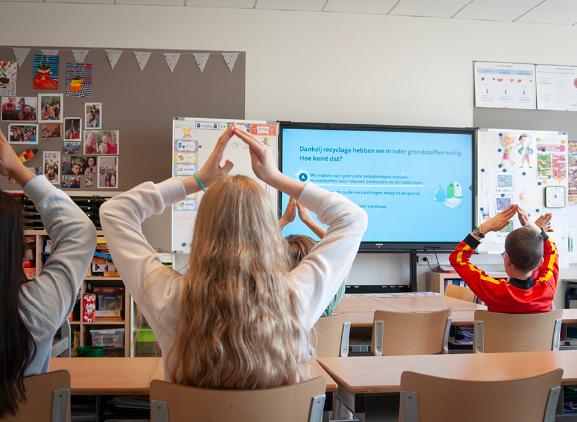 Leren afval beheren op school wordt RE-ACTIE