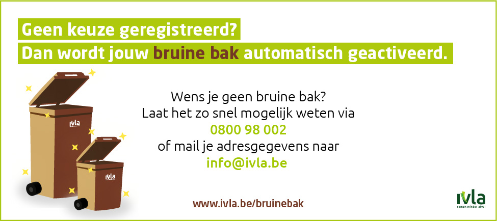 Geen keuze geregistreerd, dan wordt jouw bruine bak automatisch geactiveerd